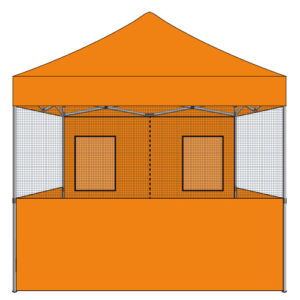yellow food vendor tent 10x10