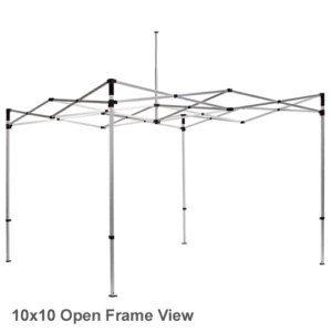 10x10 Open Frame View