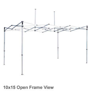 10x15 open frame view