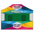 Food Vendor Tent | 10×15 Complete Package CUSTOM PRINTED TOP & FRONT PANEL